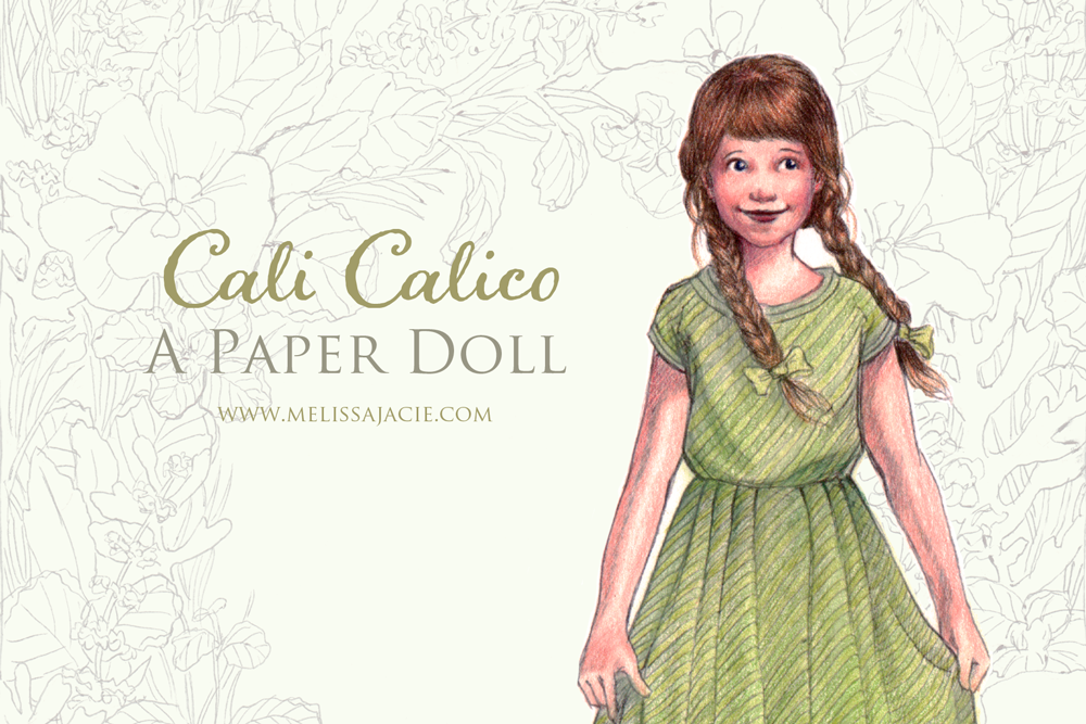 Clementine Paper Doll Coloring Sheet