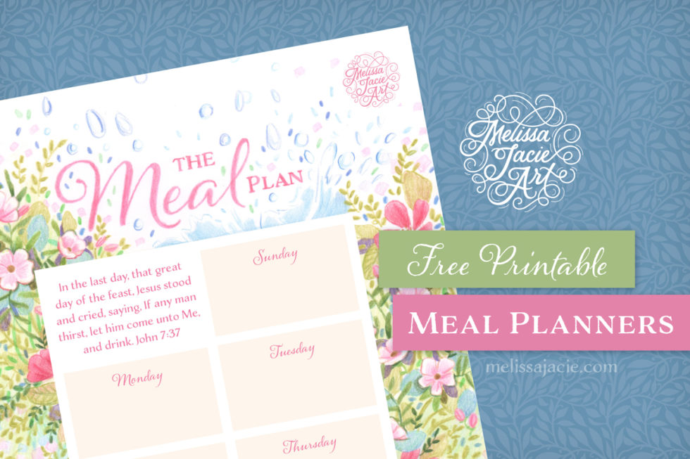 The Meal Plan | Free Printables | Melissa Jacie